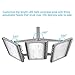 Stasun LED Flood Light, 300W Super Bright LED Security lights Outdoor, Cree LED Source, 27000lm, 900W Equivalent, 3000K Warm White, Adjustable Heads, Wide Angle Waterproof Large Area Wall Lights