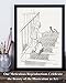 Lone Star Art Stairs - Winnie the Pooh 11x14 Unframed Nursery Art Print