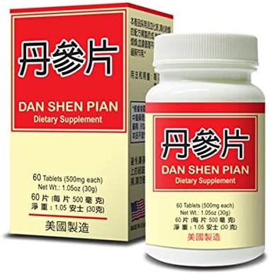 Dan Shen Pian :: Healthy Heart :: Herbal Supplement for Promoting Circulatory System :: Made in USA