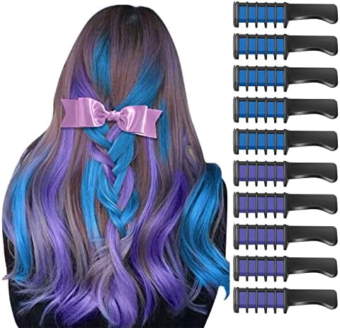 12 Color Temporary Hair Chalk Set – Washable & DIY For Parties, Cosplay & Fun