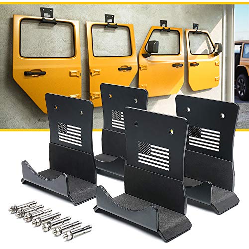 Lumenix Heavy Duty Door Hanger Bracket, WallMounted Removable Window