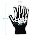 ZPTONE LED Gloves Skeleton Gloves 3 Color 6 Mode Flashing Finger Lights Halloween Costume Party Favors Light Up Toys Novelty Christmas Gift