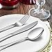 LIANYU 60-Piece Silverware Flatware Set for 12, Stainless Steel Cutlery Set, Kitchen Restaurant Tableware, Mirror Finished, Dishwasher Safe