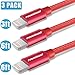 POWERbeast iPhone Charger Lightning Cable 3FT 6FT(3PACK) Nylon+Fishing Line Braided Charging Cable Cords Review