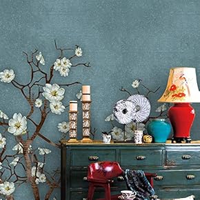 Wall Murals for Bedroom Chinese Style Removable Wallpaper Peel and Stick Wall Stickers - 66x96 inches