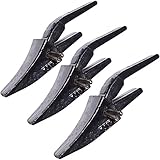 Set of 3 - TF23 Bucket Teeth Assembly w/Weld On Shank Flex Pin Digging