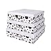 SLPR Nesting Decorative Storage Boxes With Lids for Home Décor - Set of 3: Cardboard Photo Storage Boxes for Keepsakes, Memory Geometrical Pretty Box for Documents and Scrapbooks