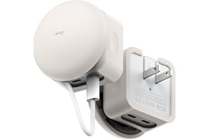 elago Charger Cable Management Case, Cord Reel Organizor Compatible with MacBook Air 13" M2 M3 M4 2022 2024 2025, MacBook Air 15" M2 M3 M4 2023 2024 2025 [A3240] [A3113] [A3241] [A3114] 35W (Stone)