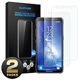 SUPCASE Galaxy S8 Active Screen Protector, Premium HD Tempered Glass Screen Protector for Samsung Galaxy S8 Active (2-Pack) (Not Fit Regular Galaxy S8 / S8 Plus)