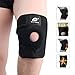 Knee Brace Support, Meniscus Tear Arthritis Adjustable Compression for ACL Fitness Women and Men, Non-slip Open Patella Stabilizer, Comfortable Neoprene Knee Support Sleeve, Spring Support All Sports