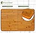 Extra Large Bamboo Cutting Board - 18x12 Thick Strong Bamboo Wood Cutting Board with Drip Groove by Premium Bamboo