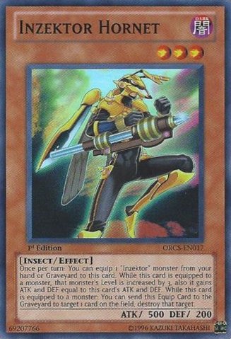 Yu-Gi-Oh! - Inzektor Hornet (ORCS-EN017) - Order of Chaos - 1st Edition - Super Rare