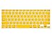 Kuzy - YELLOW Keyboard Silicone Cover Skin for Macbook / Macbook Pro 13