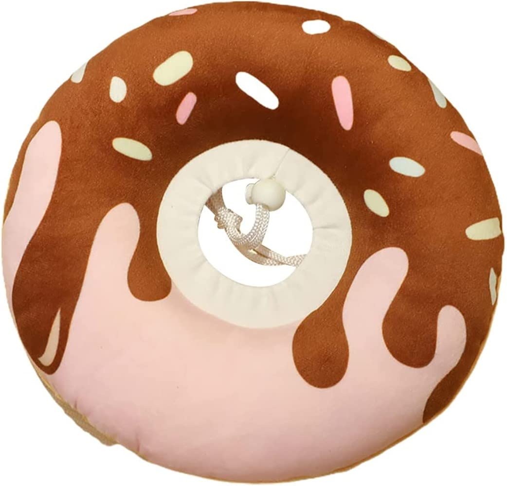 Voarge Cat Collar, Soft Soft Cat Protective Collar, Adjustable Cat Recovery Collar, Anti Bite Safety Adjustable Protective Collar, for Pets Cats Puppies (M)