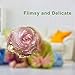 Gold Leaf Gold Foil Imitation Gold Leaf, Silver Leaf, Rose Gold Leaf for Slime, Arts, Gilding Crafting, Decoration, 300 Pieces