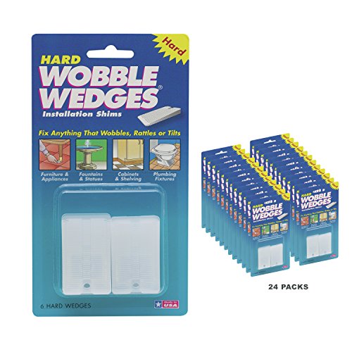 Wobble Wedges Leveling Shims, 144 Hard Clear
