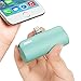 iWALK Portable Charger with Built in Plug, 3300mAh Ultra-Compact Power Bank External Battery Pack Charger Compatible with iPhone 5 6 7 8 Plus X SE XS, iPad, Green