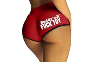 KAIMIMEI Womens Yoga Booty Shorts Sexy Printed Dance Sport Workout Hot Pants Plus Size Lounge Wear Briefs