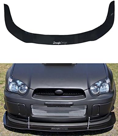 2004-2005 Subaru WRX &amp; STI Front Lip Splitter - StrafeDesign