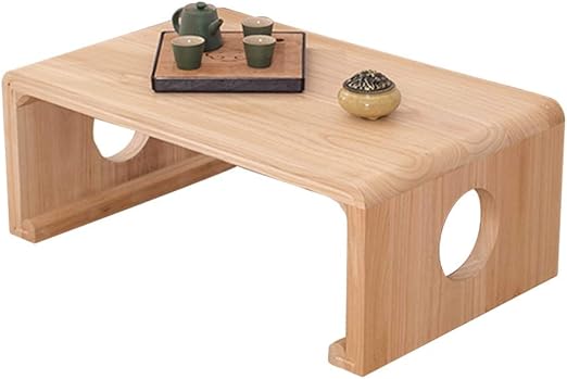 Amazon Com Coffee Tables Small Table Side Table Tatami Platform Low Table Bed Simple Small Paulownia Wood Balcony Window Table Kitchen Dining
