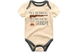 Hunting Buddy Baby Bodysuit Cute Infant Outfit for Boys or Girls Funny Hunter Baby Clothes Newborn One-Piece Gift