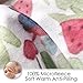 TILLYOU All-Season Micro Fleece Plush Fitted Mattress Sheet for Standard Crib or Toddler Bed, Luxury Soft Crib Sheet for Baby Boy Girl, Anti-Pilling Velvet and Thermal Warm, 28x52x8, Floral Garden