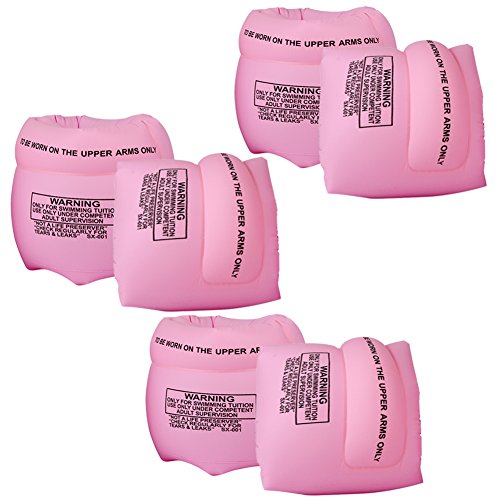 SUP Kayak Accessories Swim Arm Bands Floatation Sleeves Ring Swim Tube Emergency Survival Kit - 2 Packs Pro Inflatable Floats for Adult and Kids, Water Wings Swimming Belts Training Equipment Aid