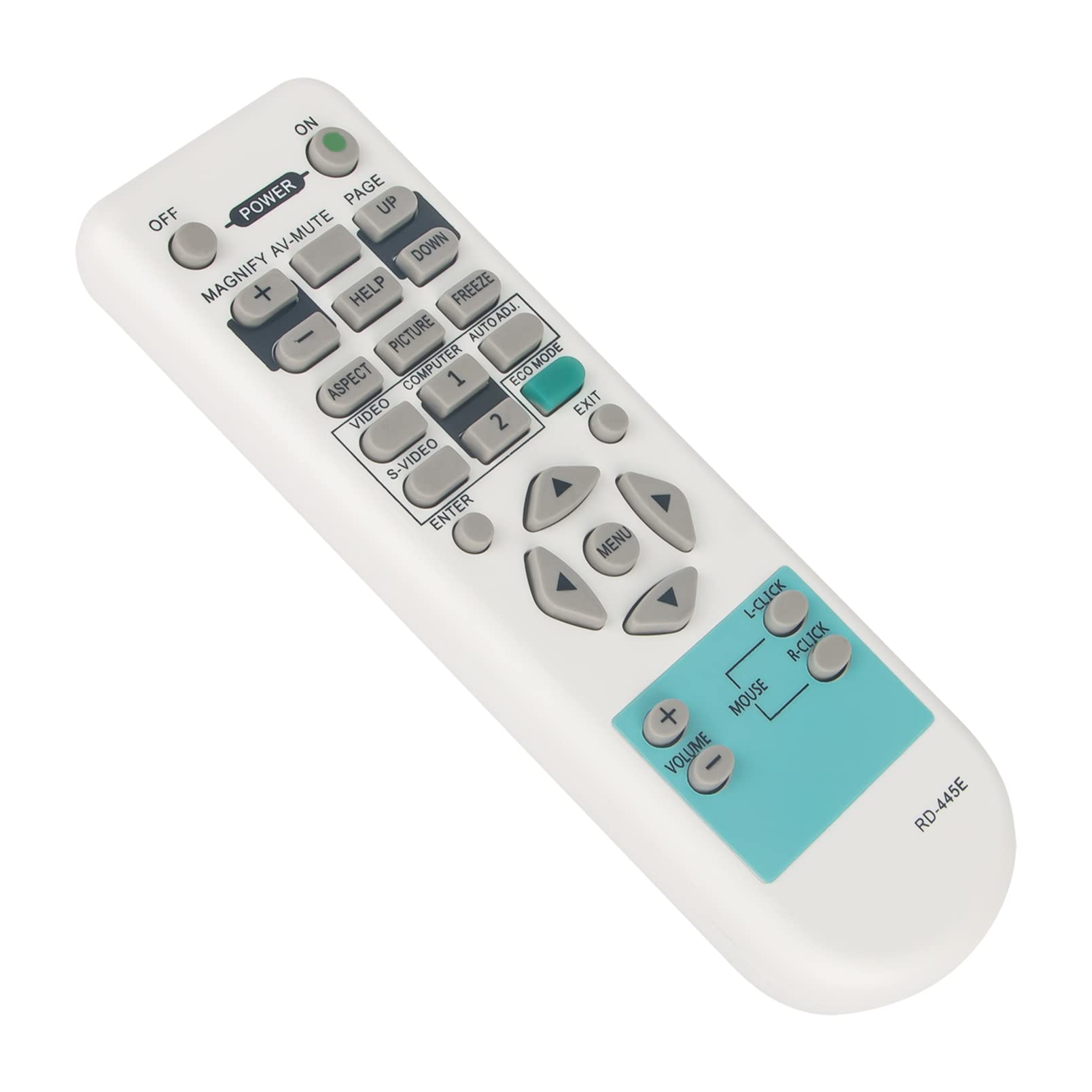 ALLIMITY RD-445E Replace Remote Control fit for NEC Projector NP610S NP310 NP410W VT59 LV-7280 VT480 RD-445E VT491 VT595G NP600 NP310G NP410G VT495 NP510 RMT-PJ29 VT48 NP400 NP500 VT590 LV-7285