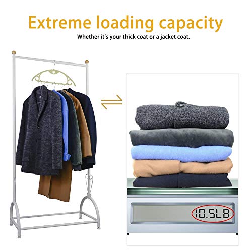IEOKE Velvet Hangers, Clothes Hangers Non Slip Coat Hangers Ultra Thin Space Saving with Heavy Duty 360 Swivel Chrome Hook - 50 Pack - Thumbnail 5
