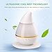 WINOMO Ultrasonic Cool Mist Humidifier, Mini USB Essential Oil Diffuser - Quieter, Superior Humidifying Unit Air Humidifier, 7-Color LED Soft Light for Home, Office Yoga Spa(White)