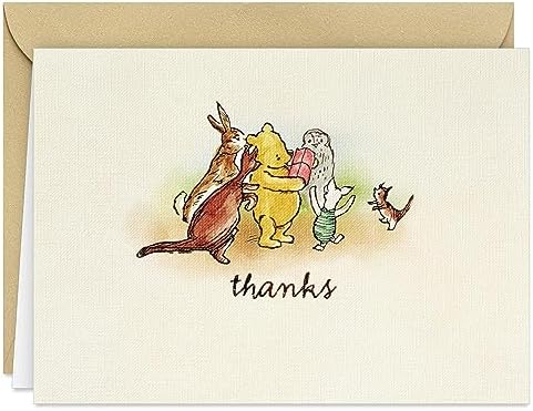 Winnie-the-Pooh Note Cards (14 cards, 15 self-sealing envelopes