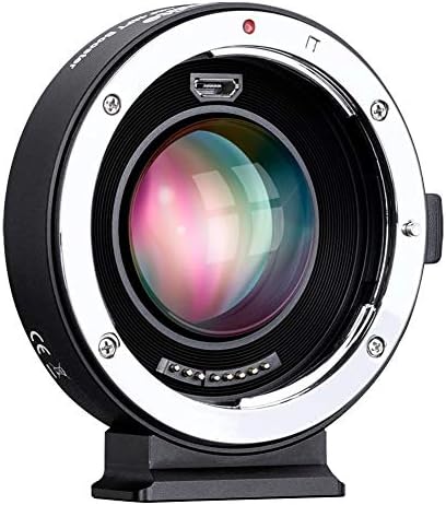 Youtiankai Camera cm-AEF-MFT Reducer Booster Lens Adapter for Canon EF EOS Lens to Micro 4/3
