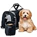 GORILLA GRIP Pet Cat Carrier for Cats or Small Dogs, Animals Up to 15lbs, Soft Sided Collapsible Travel Bag for Puppy Dog or Kitty, Comfortable Carry for Airport Traveling