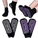 Veda Yoga & Pilates Socks for Women (2 Pairs) Non-Slip, Non-Skid Silicone Traction Grip