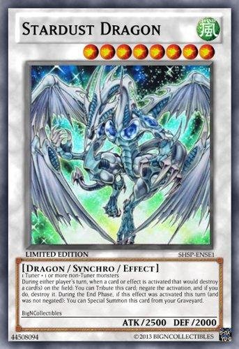 YuGiOh Stardust Dragon SHSP-ENSE1 Super Rare