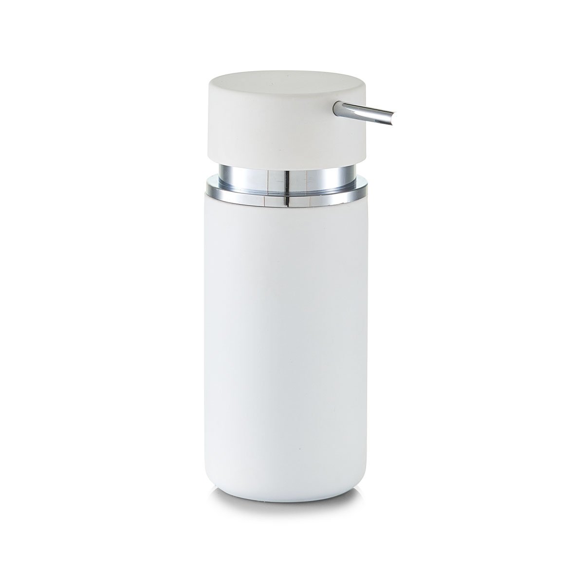 Zeller "Rubber" Soap Dispenser, White