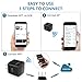 Touyinger 1080P Wifi Mini Spy Hidden Camera - USB Wall Charger Adapter Spy Camera With Night Vision- Remote View with eLook APP - Home Security Nanny Camera - Motion Detection - Real Time Surveillance