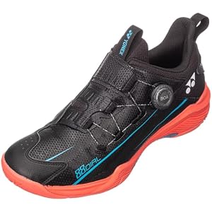 YONEX Power Cushion 88 Dial Black/Red (8 Mens) (9.5 Women)