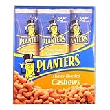 PLANTERS HONEY ROASTED CASHEWS 1.5 oz Each ( 18 in a Pack )