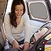 Car Window Shade (4 Pack) | 80GSM Grade Baby Car Sun Shade - Maximum UV Ray, Sun Glare and Heat Protection for Kids and Pets - 4px 20