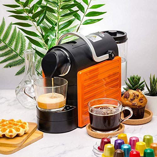 DC Wesley Kaffeevollautomat Espressomaschine Home Office Einknopfstart 37x13x22cm (orange)