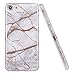 DOUJIAZ Compatible with iPhone 7 Case,iPhone 8 Case,Gray Shiny Rose Gold Marble Design Clear Bumper TPU Soft Case Rubber Silicone Skin Cover for iPhone 7(2016)/iPhone 8(2017)