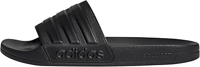 adidas Unisex ADILETTE SHOWER SLIDES, core black/core black/core black, 53 EU