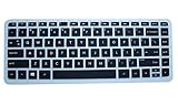iBenko Soft Silicone Keyboard Protector Cover Skin for HP Pavilion x360 2-in-1 13.3-Inch Touchscreen Laptop US version (Please Compare Keyboard Layout and Model)(Black)