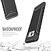 TUDIA Galaxy S8 Case, Carbon Fiber Design Lightweight [TAMM] TPU Bumper Shock Absorption Cover for Samsung Galaxy S8 (Black)
