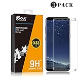 MTYS Samsung Galaxy S8 Plus / S8+ Tempered Glass Screen Protector Film (Full Coverage),3D Curved Tempered Glass invisible shield Samsung galaxy s8 Plus-Translucent