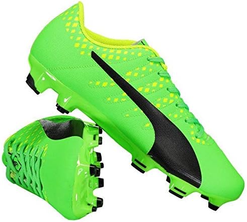 chuteira puma cinza e verde