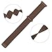 KingAcc Compatible Fitbit Ionic Bands, Milanese Stainless Steel Mesh Metal Replacement Band for Fitbit Ionic, Magnetic Clasp Lock Wristband Strap Women Men (1-Pack, Coffee/Brown, Large)