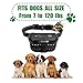 Bark Collars.NUOGAO [Newest 2019] Rechargeable Training bark Collar Waterproof beeping/Vibration/Non-Impact Shock Rechargeable Small Medium Large Dogs of All Breeds (Black)thumb 2