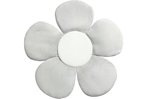 AIPINQI Baby Bath Pad, Comfort Baby Flower Bath Toddler Bathtub Mat Baby Bath Support Lounger for Newborn, Grey